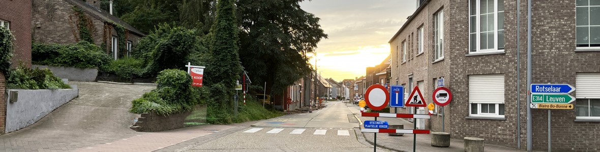 De heraanleg van Nobelberg is gestart